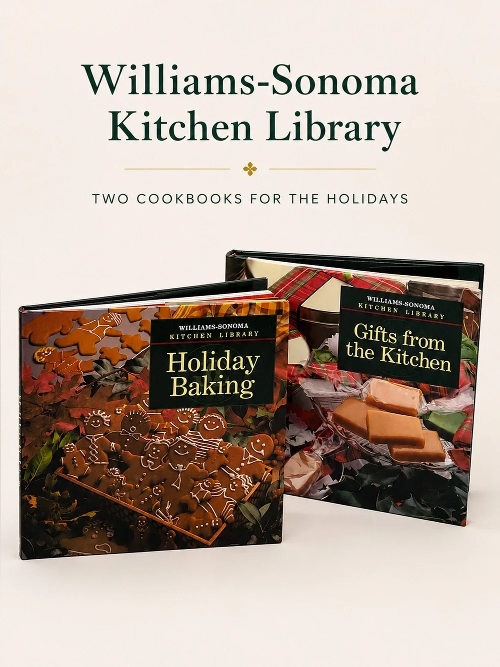 Williams-Sonoma Holiday Baking & Gifts From the Kitchen Cookbook Set